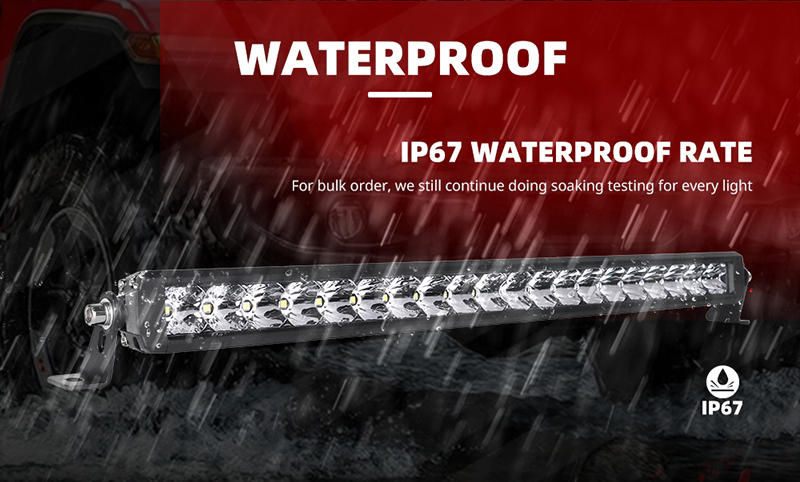 Better waterproof IP67 Series led light bar
