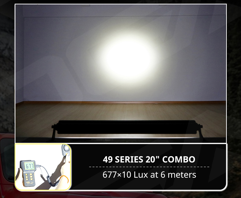 49 Series 20 inch light bar combo beam