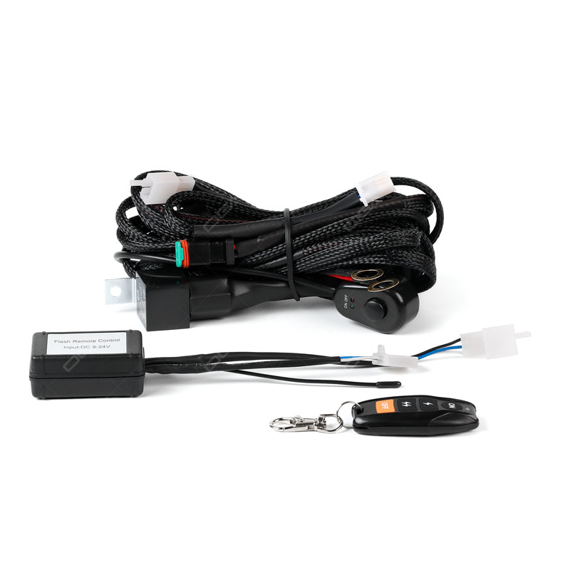 LED Light Harnesses, Switches and Accessories (for Street Legal Multi- Function LED Bars) – car lighting district