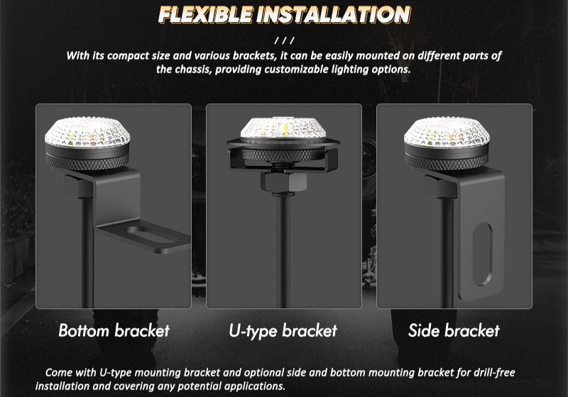 Versatile LED Rock Lights Installation